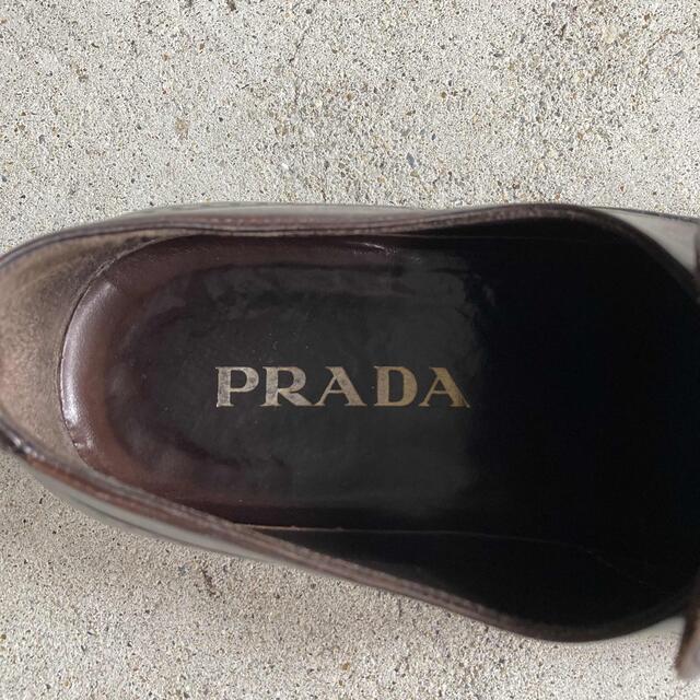 PRADA(プラダ)のPRADA プラダ メダリオン ローファー ウエスタン ブラウン メンズの靴/シューズ(スリッポン/モカシン)の商品写真