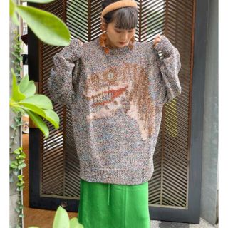 photocopieu DINO ニット マルチカラーの通販 by SHOP|ラクマ