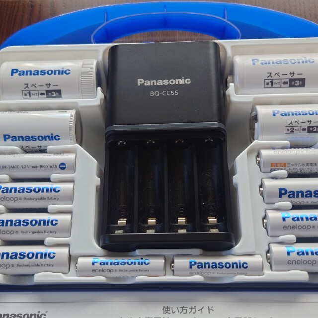 Panasonic(パナソニック)の【未開封】 Panasonic ニッケル水素電池 eneloop 充電器セット  エンタメ/ホビーのエンタメ その他(その他)の商品写真