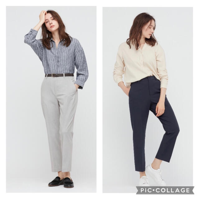 UNIQLO(ユニクロ)のUNIQLO　スマートアンクルパンツ（2wayストレッチ　丈標準64〜66cm） レディースのパンツ(カジュアルパンツ)の商品写真