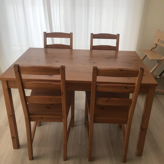 IKEA - IKEA JOKKMOKK ヨックモック ダイニングテーブル チェア4脚の