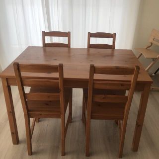 「IKEA JOKKMOKK ヨックモック ダイニングテーブル チェア4脚 ...