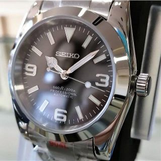 セイコー(SEIKO)の新品36mmEX1エクワンEXPLORER１仕様SEIKO MODエクスプローラ(腕時計(アナログ))