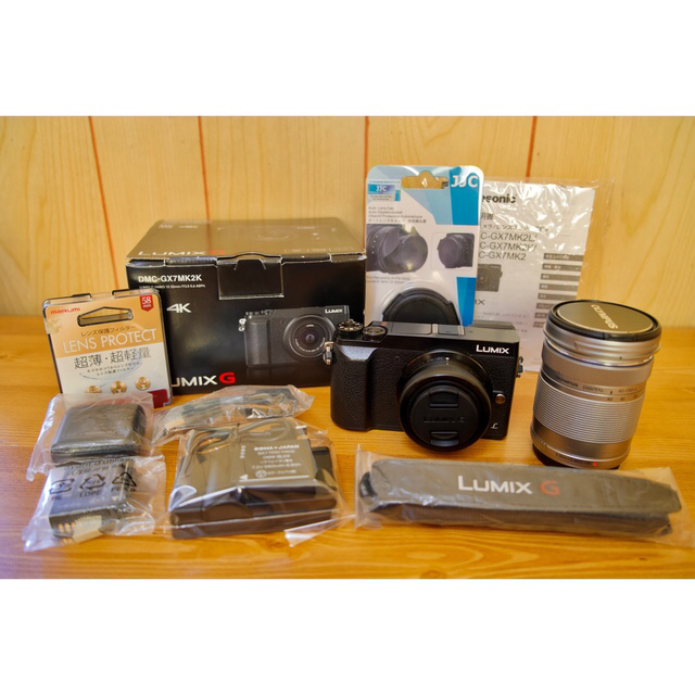 Panasonic LUMIX GX7MK2 標準ズームレンズキット ブラック