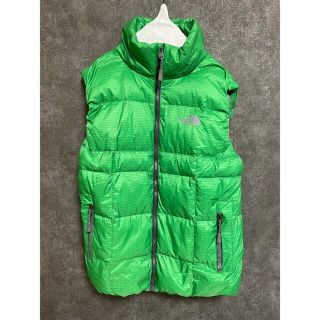 ノースフェイス(THE NORTH FACE) ダウンベスト(メンズ)(グリーン