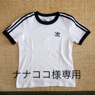 アディダス(adidas)のadidasレディースTシャツ(Tシャツ(半袖/袖なし))