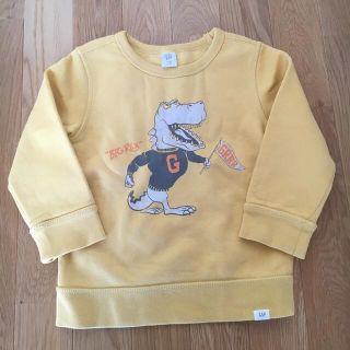 ベビーギャップ(babyGAP)のワニさんトレーナー　裏起毛(Tシャツ/カットソー)