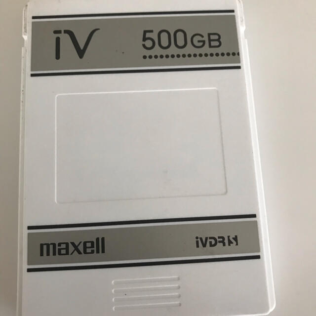 【値下げ】iVDR-S 500GB／maxell・動作確認済み