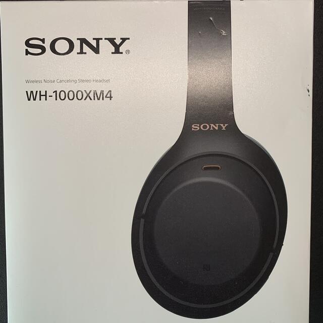 美品 SONY WH-1000XM4 ブラック - ヘッドフォン/イヤフォン