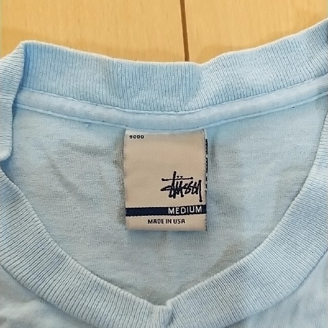 STUSSY 銀タグ 90s~00s USA製 両面アローロゴプリント半袖T