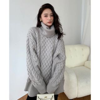 ザラ(ZARA)のバースデーバッシュ　birthdaybash 2wayローゲージニット(ニット/セーター)