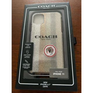 コーチ(COACH)のCOACHコーチiPhone11ケースGOLD(iPhoneケース)