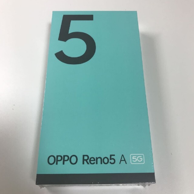新品】OPPO Reno5 A 5G アイスブルー SIMフリー ワイモバ 新品】OPPO Reno5 A 5G アイスブルー SIMフリー ワイモバ