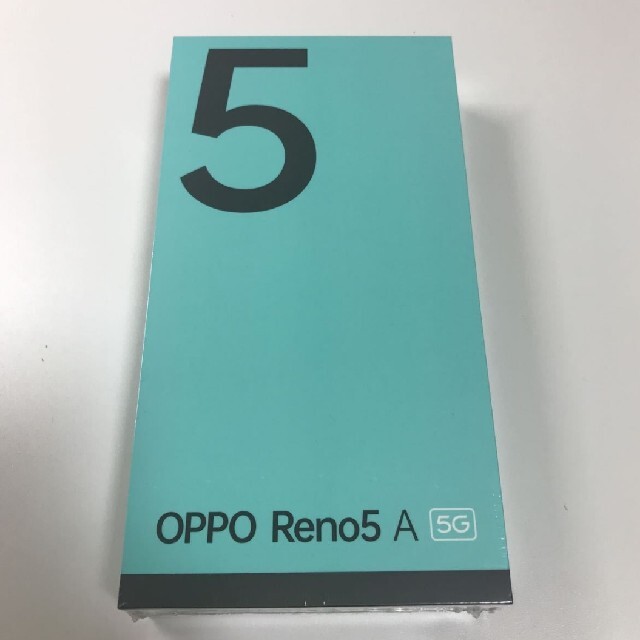 【新品】OPPO Reno5 A 5G アイスブルー　SIMフリー　ワイモバ