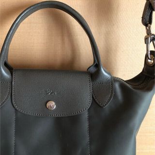 日々さま専用　LONGCHAMP プリアージュネオ　グレーS