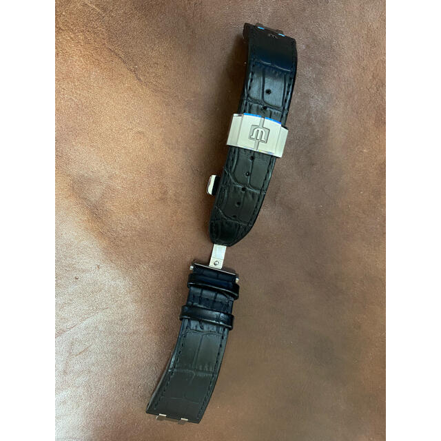 MAURICE LACROIX(モーリスラクロア)のモーリスラクロア　革ベルト　42mm対応 メンズの時計(レザーベルト)の商品写真