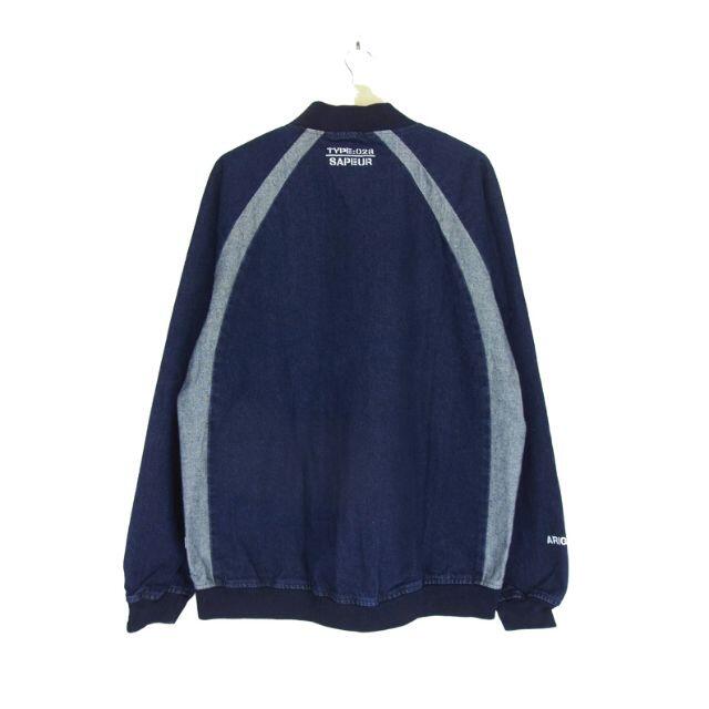 サプールSAPEur□DENIM TRACK PANTデニムトラックジャケット-