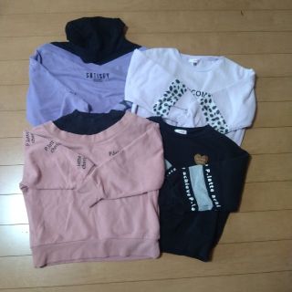 ピンクラテ(PINK-latte)の雄心ママ様専用！！ピンクラテ 150 トレーナー 4枚セット(Tシャツ/カットソー)