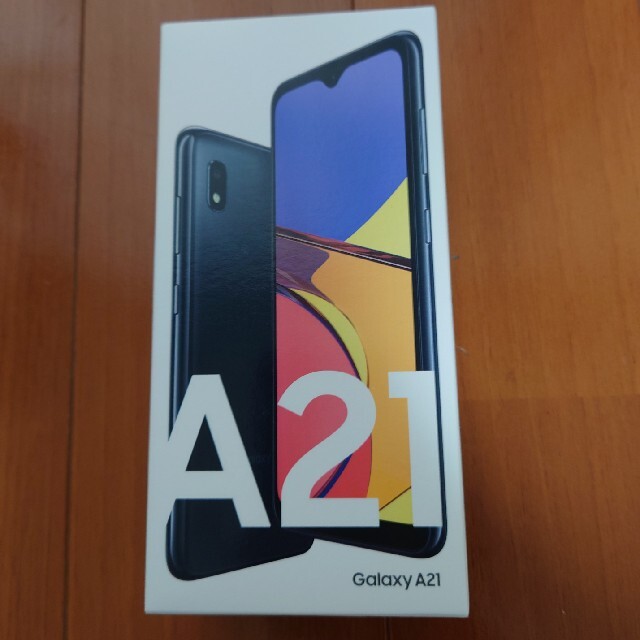 UQモバイル Galaxy A21 SCV49 ブラック36Ah有効画素数