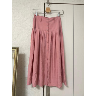 エディットフォールル(EDIT.FOR LULU)のvintage pink skirt(ひざ丈スカート)