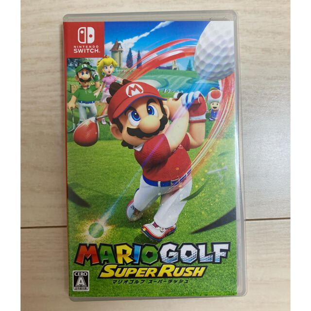 Nintendo Switch(ニンテンドースイッチ)のマリオゴルフ スーパーラッシュ Switch エンタメ/ホビーのゲームソフト/ゲーム機本体(家庭用ゲームソフト)の商品写真