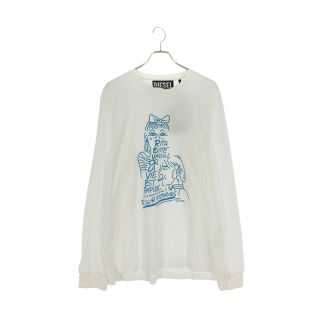 ディーゼル(DIESEL)のディーゼル グラフィックプリント長袖カットソー L(Tシャツ/カットソー(七分/長袖))