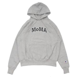 MoMA CHAMPION HOODIE Mサイズ グレー パーカー L bckediri.beacukai.go.id