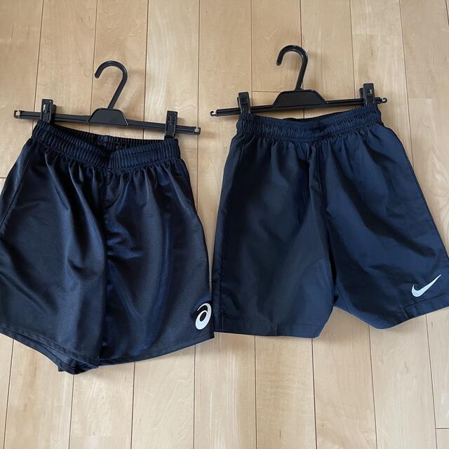 NIKE(ナイキ)のナイキ NIKE  アシックス asics サッカー パンツ 2枚 スポーツ/アウトドアのサッカー/フットサル(ウェア)の商品写真