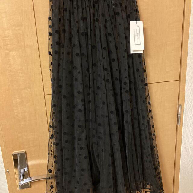 タグ付き未使用品　トーマスマグパイ イントキシック ドットチュールスカート レディースのスカート(ロングスカート)の商品写真