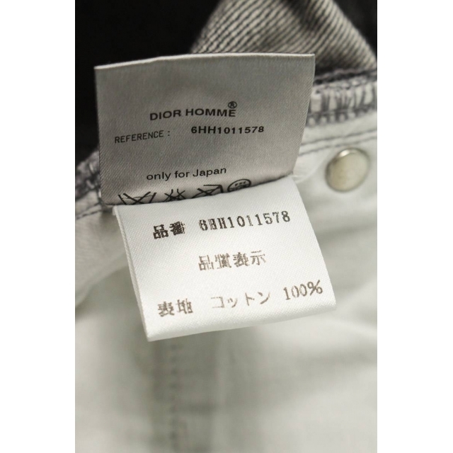 DIOR HOMME - ディオール・オム 06AW シルバーコーティングデニム