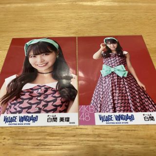 エヌエムビーフォーティーエイト(NMB48)のNMB48 白間美瑠 生写真 AKB48 ヴィレバン コラボ(アイドルグッズ)