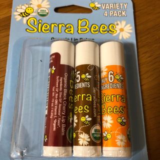 バーツビーズ(BURT'S BEES)のリップクリーム3本　シエラビーズ(リップケア/リップクリーム)