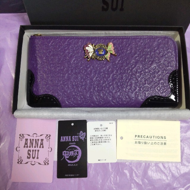 ANNASUI 長財布　パープル　新品未使用