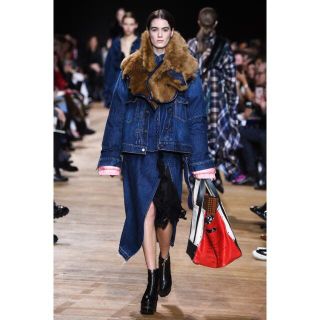 サカイ(sacai)の2017AW コレクション sacai 17-03505 ラップデニムスカート1(ロングスカート)