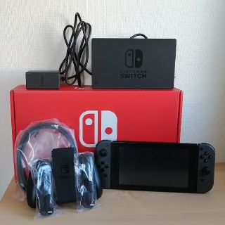 ニンテンドースイッチ(Nintendo Switch)の任天堂 Nintendo Switch グレー(家庭用ゲーム機本体)