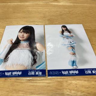 エヌエムビーフォーティーエイト(NMB48)のNMB48 白間美瑠 生写真 AKB48 ヴィレバン コラボ(アイドルグッズ)