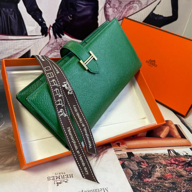 Hermes(エルメス)の【正規品】HERMES 極美品 ✨エルメス『べアン』スフレ長財布 2017年購入 レディースのファッション小物(財布)の商品写真