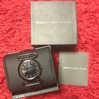 マークバイマークジェイコブス(MARC BY MARC JACOBS)の【限定】レア＊マークジェイコブス　腕時計(腕時計)