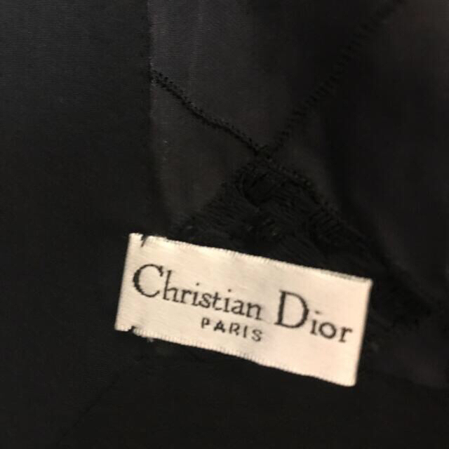 Christian Dior(クリスチャンディオール)の『新品』Christian Dior クリスチャンディオール　シルクストール黒 レディースのファッション小物(ストール/パシュミナ)の商品写真