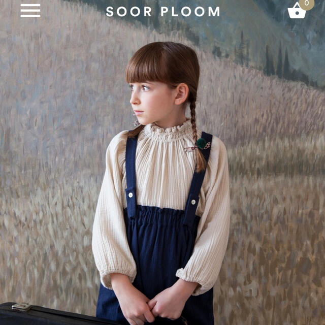 soorploom  IMELDA BLOUSE FLORAL ブラウス