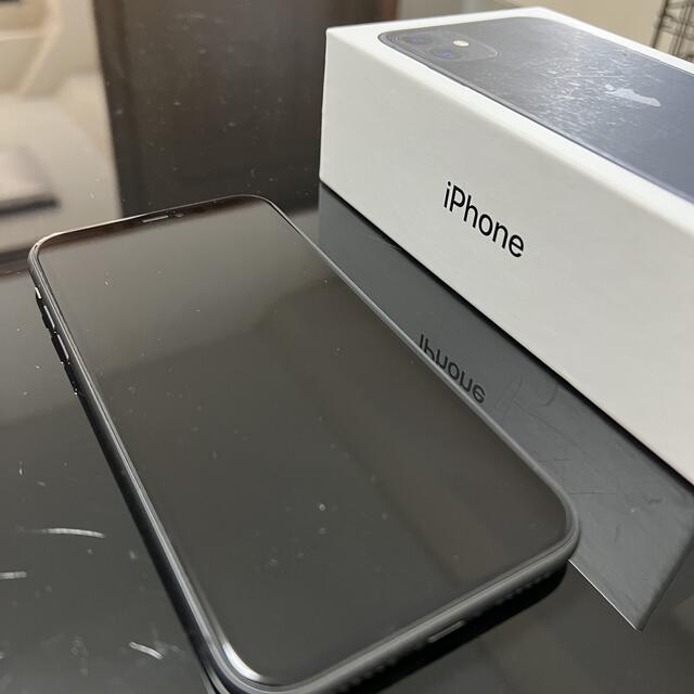 iPhone 11 ブラック 128 GB SIMフリー - スマートフォン本体