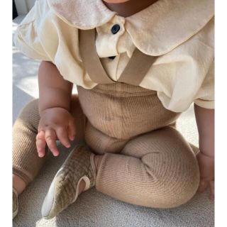 キャラメルベビー&チャイルド(Caramel baby&child )のbaby riri  サスペンダー付きレギンス(靴下/タイツ)