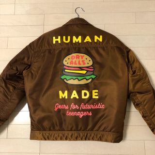 アベイシングエイプ(A BATHING APE)のhuman made ブルゾン ハンバーガー PONZU様専用(ブルゾン)