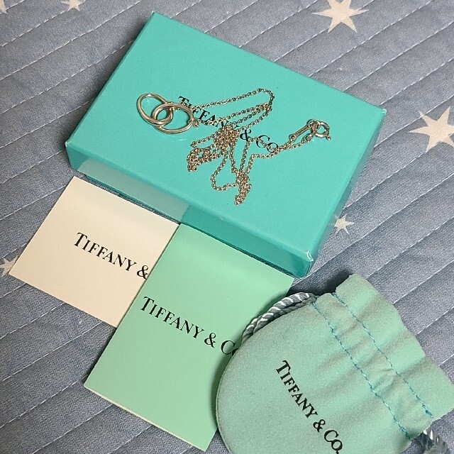 Tiffany & Co.(ティファニー)のティファニー💛ダブルリング💛ネックレス レディースのアクセサリー(ネックレス)の商品写真