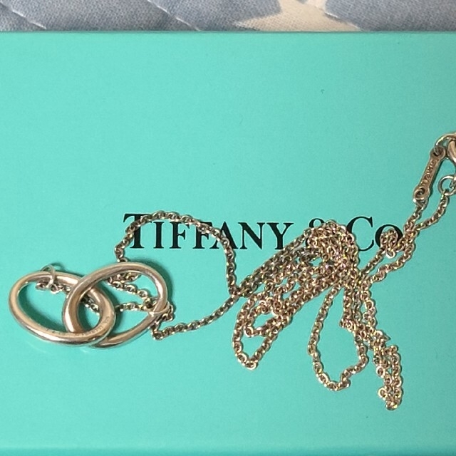 Tiffany & Co.(ティファニー)のティファニー💛ダブルリング💛ネックレス レディースのアクセサリー(ネックレス)の商品写真