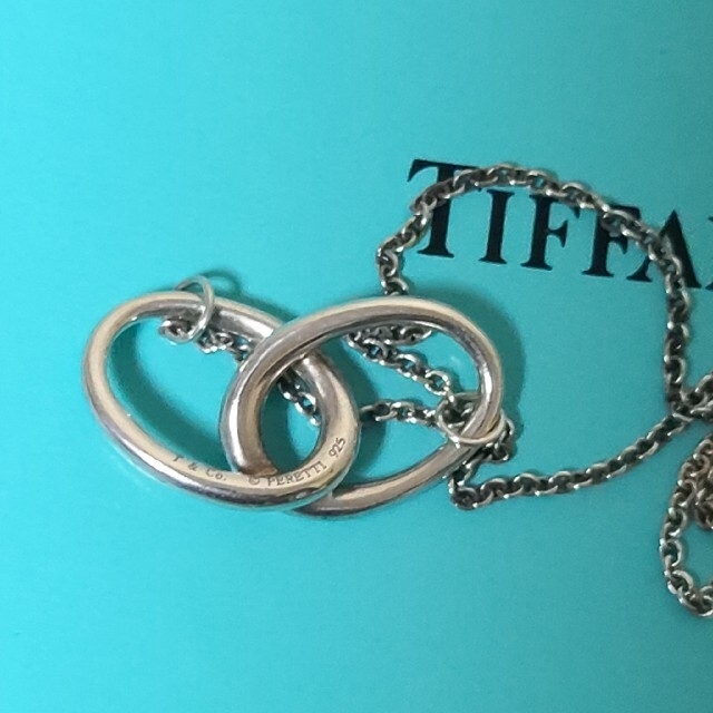 Tiffany & Co.(ティファニー)のティファニー💛ダブルリング💛ネックレス レディースのアクセサリー(ネックレス)の商品写真