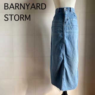 バンヤードストーム(BARNYARDSTORM)のBARNYARDSTORM バンヤードストーム　デニムロングスカート　スリット(ロングスカート)