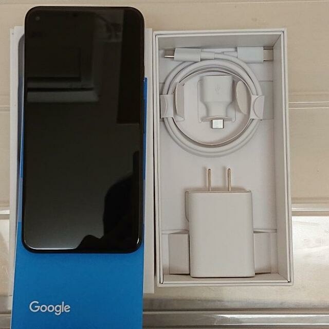 【値下げ】 ほぼ未使用 Google Pixel5 au 黒 simフリー 128GB スマートフォン本体 【値下げ】 ほぼ未使用 Google Pixel5 au 黒 simフリー 128GB スマートフォン本体