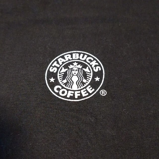 Starbucks Coffee(スターバックスコーヒー)の【Starbucks】黒半袖Tシャツ レディースのトップス(Tシャツ(半袖/袖なし))の商品写真