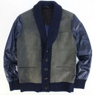 ポールスミス(Paul Smith)のメンズ　レザーブルゾン  (レザージャケット)